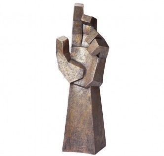 FREEDOM RISING CUBIST HAND STATUE FREEDOM RISING CUBIST HAND STATUE