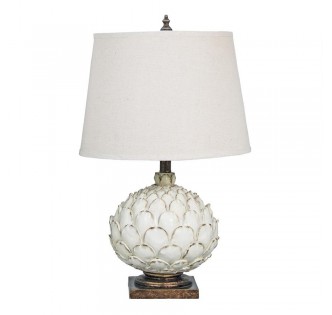 THE WHITE ARTICHOKE TABLE LAMP THE WHITE ARTICHOKE TABLE LAMP