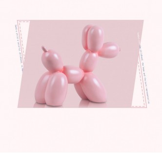 BALLOON DOG'S PINK CELEBRATION BALLOON DOG'S PINK CELEBRATION